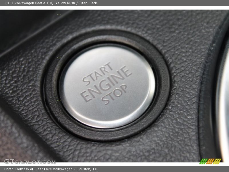 Yellow Rush / Titan Black 2013 Volkswagen Beetle TDI