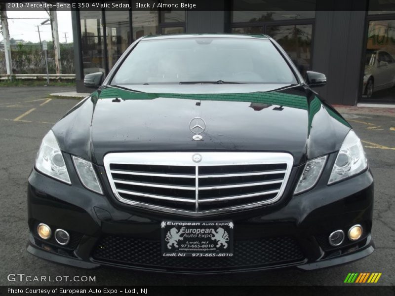 Black / Almond Beige 2010 Mercedes-Benz E 350 4Matic Sedan