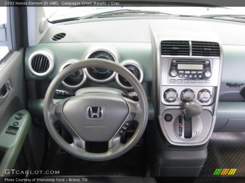 Galapagos Green Metallic / Gray 2003 Honda Element EX AWD