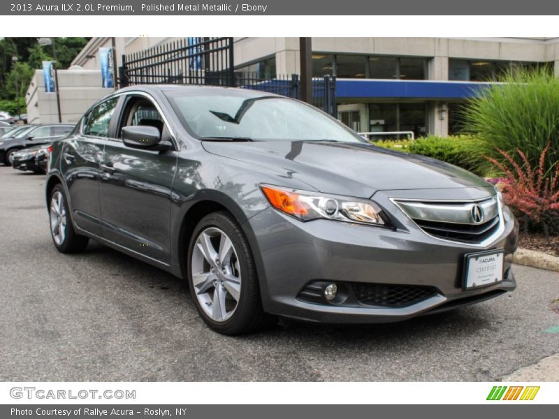Polished Metal Metallic / Ebony 2013 Acura ILX 2.0L Premium