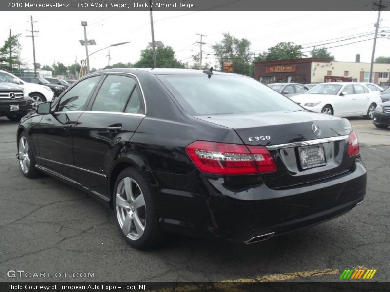 Black / Almond Beige 2010 Mercedes-Benz E 350 4Matic Sedan