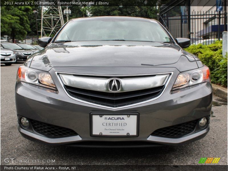 Polished Metal Metallic / Ebony 2013 Acura ILX 2.0L Premium