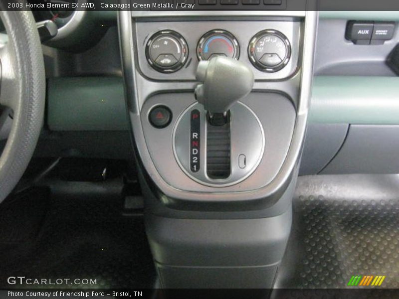 Galapagos Green Metallic / Gray 2003 Honda Element EX AWD
