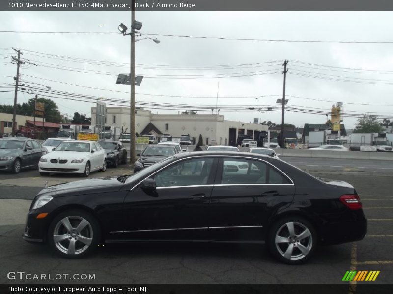 Black / Almond Beige 2010 Mercedes-Benz E 350 4Matic Sedan