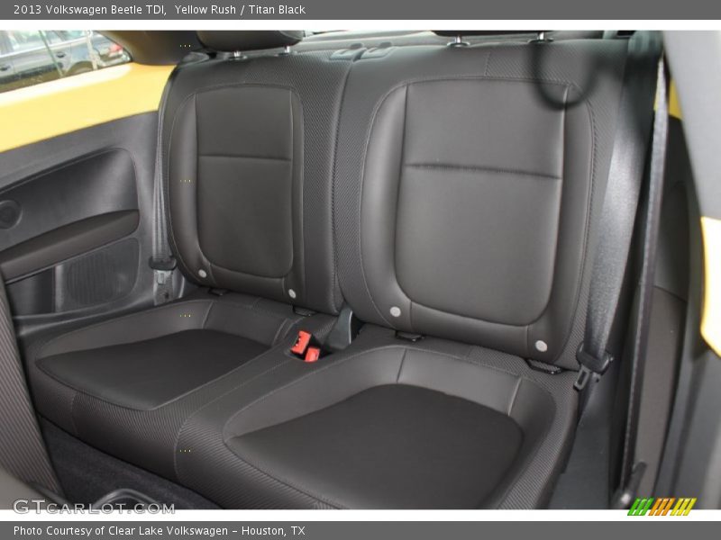 Yellow Rush / Titan Black 2013 Volkswagen Beetle TDI