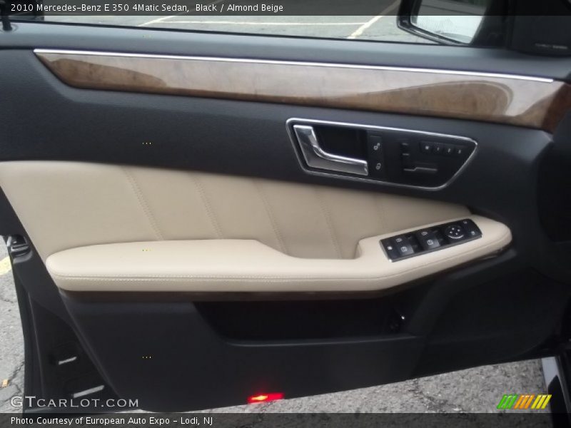 Black / Almond Beige 2010 Mercedes-Benz E 350 4Matic Sedan