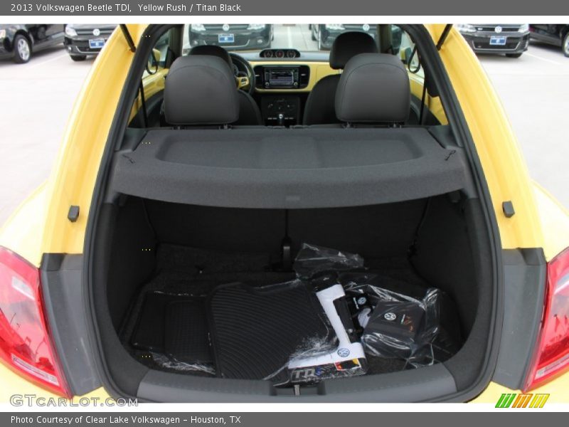 Yellow Rush / Titan Black 2013 Volkswagen Beetle TDI