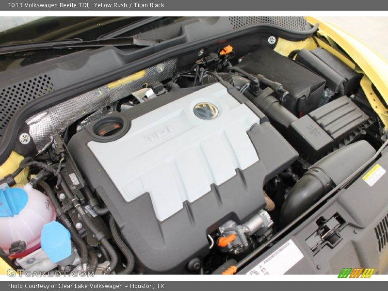 Yellow Rush / Titan Black 2013 Volkswagen Beetle TDI