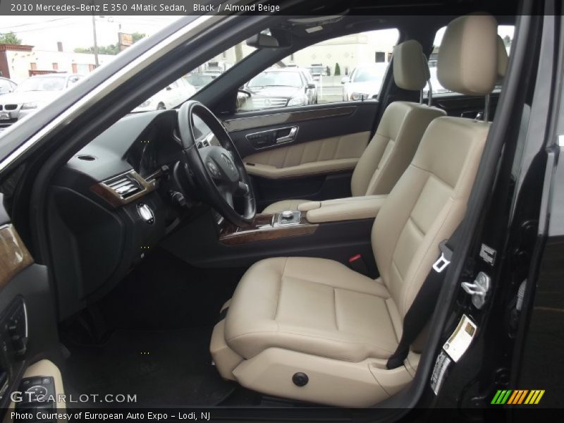 Black / Almond Beige 2010 Mercedes-Benz E 350 4Matic Sedan