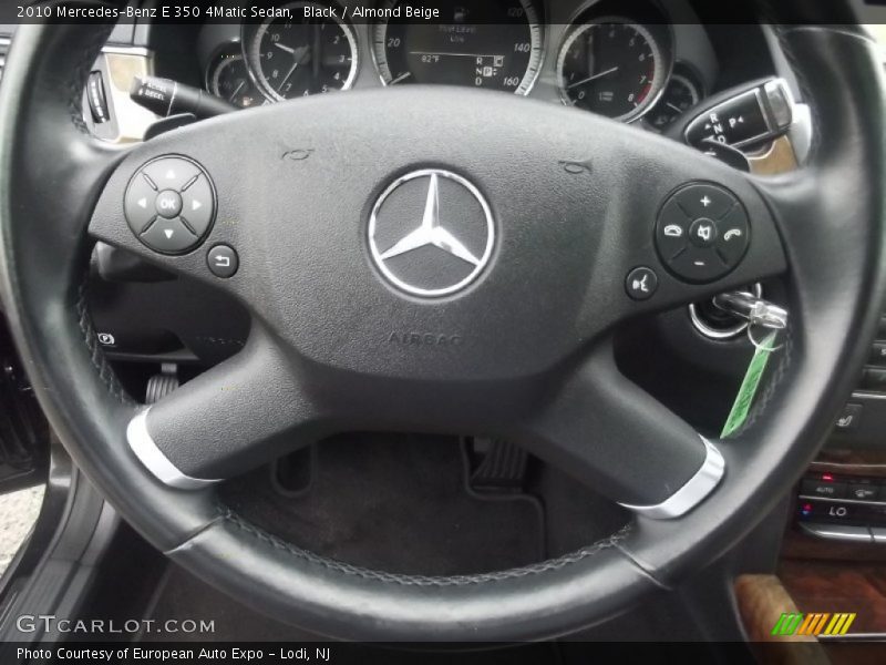 Black / Almond Beige 2010 Mercedes-Benz E 350 4Matic Sedan