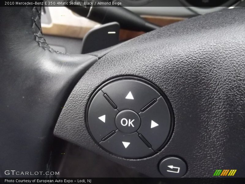 Black / Almond Beige 2010 Mercedes-Benz E 350 4Matic Sedan