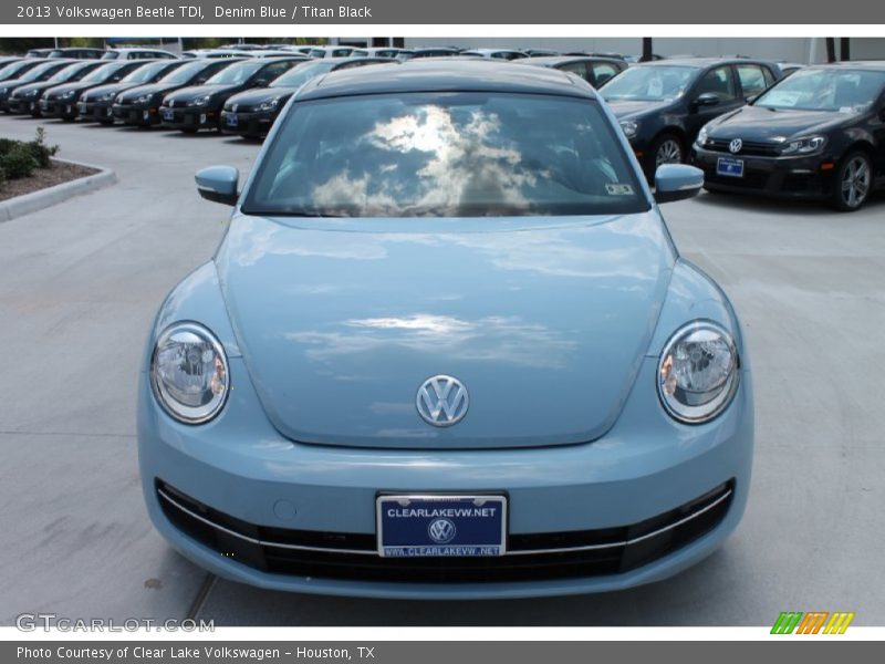 Denim Blue / Titan Black 2013 Volkswagen Beetle TDI