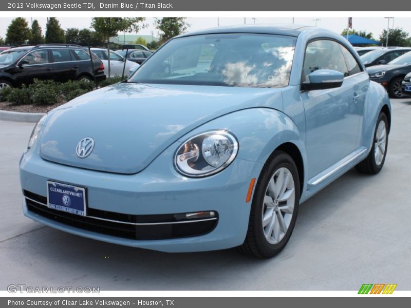 Denim Blue / Titan Black 2013 Volkswagen Beetle TDI