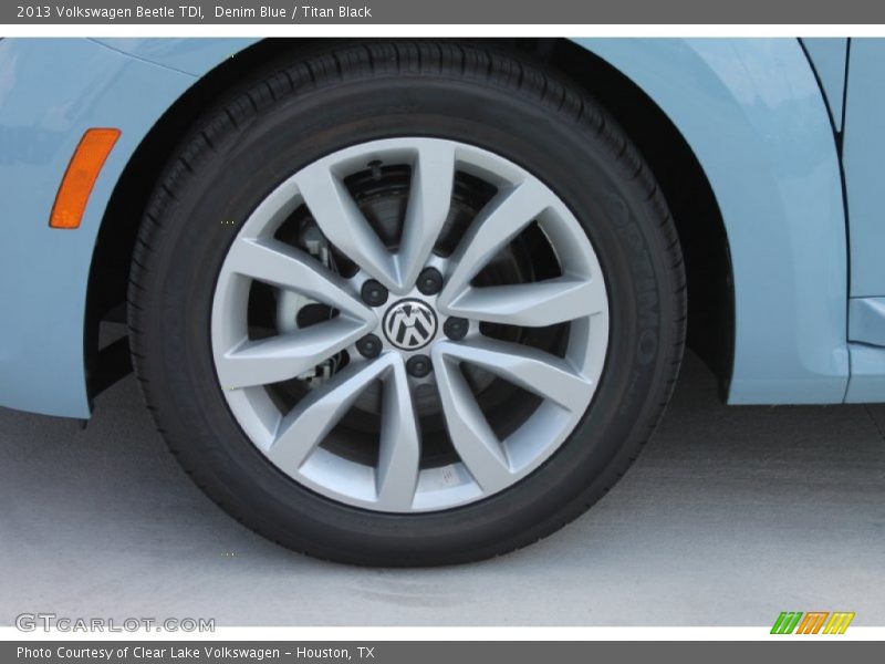 Denim Blue / Titan Black 2013 Volkswagen Beetle TDI