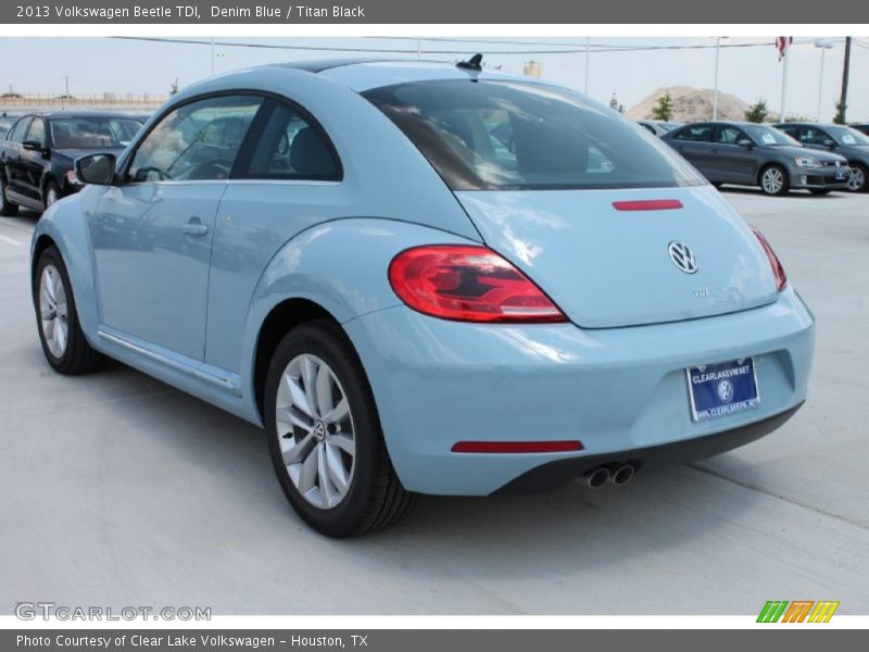 Denim Blue / Titan Black 2013 Volkswagen Beetle TDI