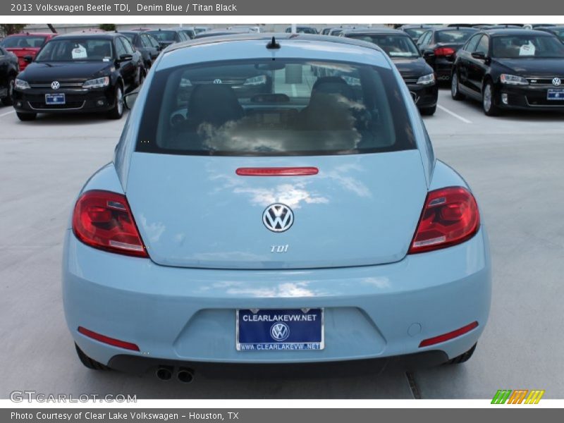 Denim Blue / Titan Black 2013 Volkswagen Beetle TDI