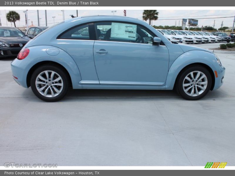 Denim Blue / Titan Black 2013 Volkswagen Beetle TDI