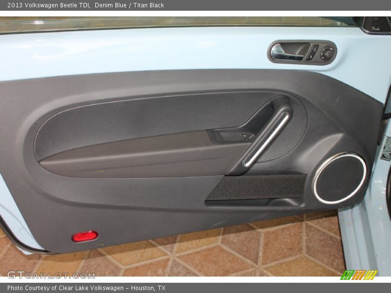 Denim Blue / Titan Black 2013 Volkswagen Beetle TDI