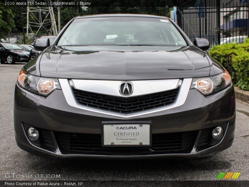 Grigio Metallic / Ebony 2010 Acura TSX Sedan