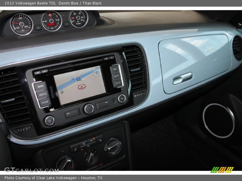 Denim Blue / Titan Black 2013 Volkswagen Beetle TDI