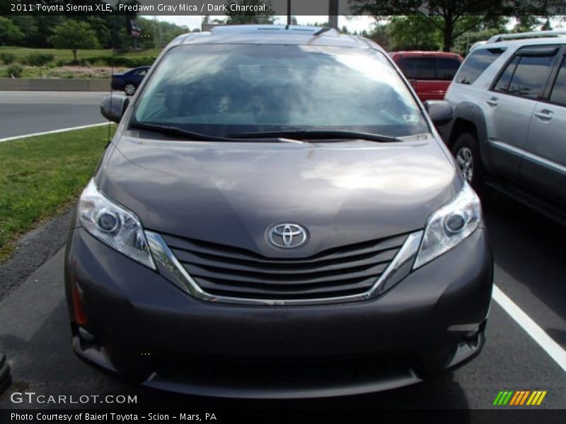 Predawn Gray Mica / Dark Charcoal 2011 Toyota Sienna XLE