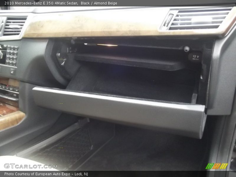 Black / Almond Beige 2010 Mercedes-Benz E 350 4Matic Sedan