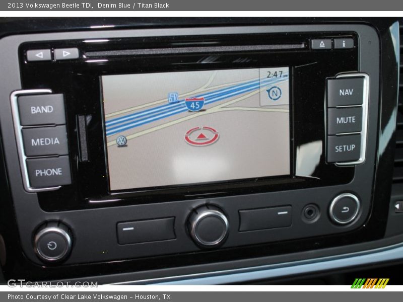 Denim Blue / Titan Black 2013 Volkswagen Beetle TDI