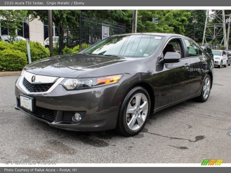 Grigio Metallic / Ebony 2010 Acura TSX Sedan