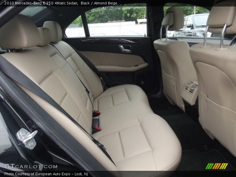 Black / Almond Beige 2010 Mercedes-Benz E 350 4Matic Sedan