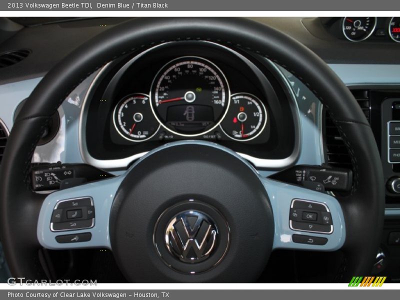 Denim Blue / Titan Black 2013 Volkswagen Beetle TDI