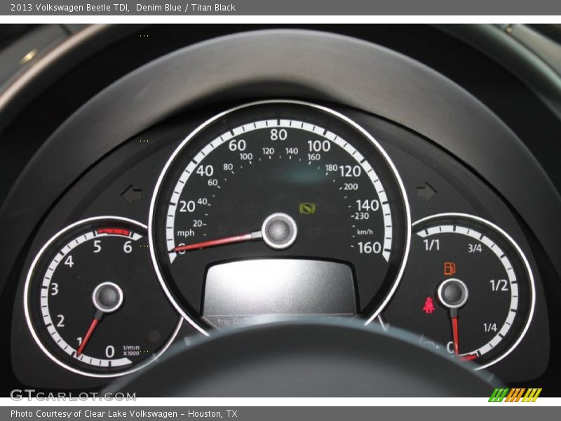 Denim Blue / Titan Black 2013 Volkswagen Beetle TDI