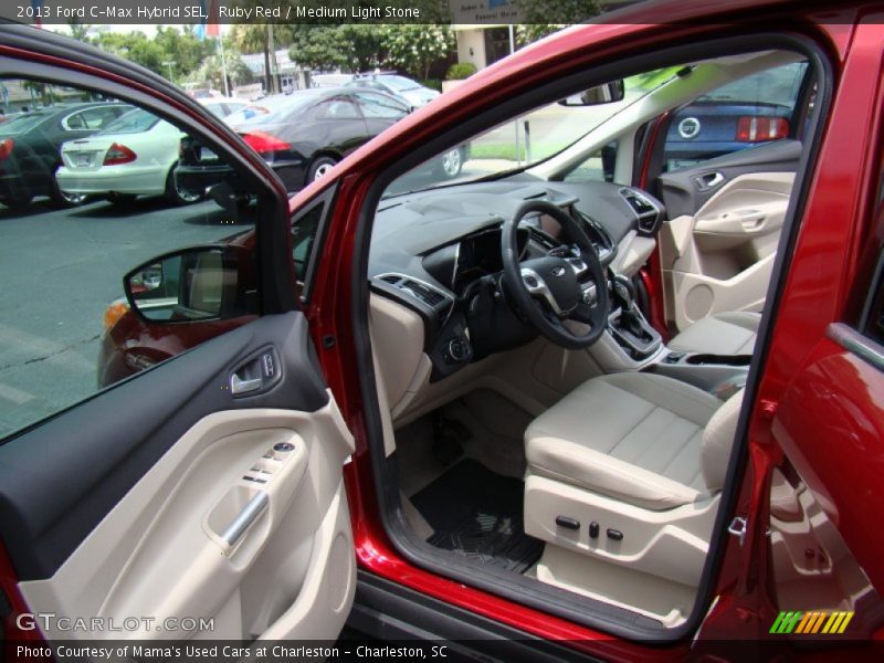 Ruby Red / Medium Light Stone 2013 Ford C-Max Hybrid SEL
