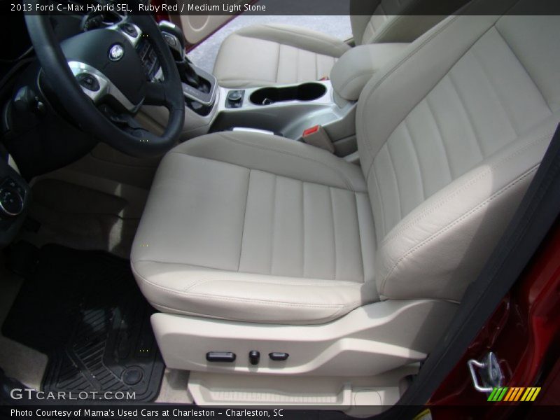 Ruby Red / Medium Light Stone 2013 Ford C-Max Hybrid SEL