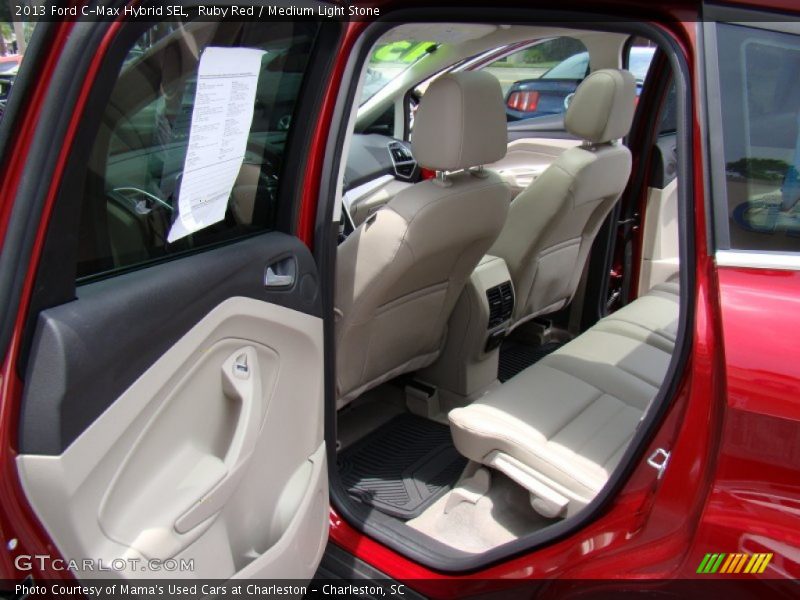 Ruby Red / Medium Light Stone 2013 Ford C-Max Hybrid SEL