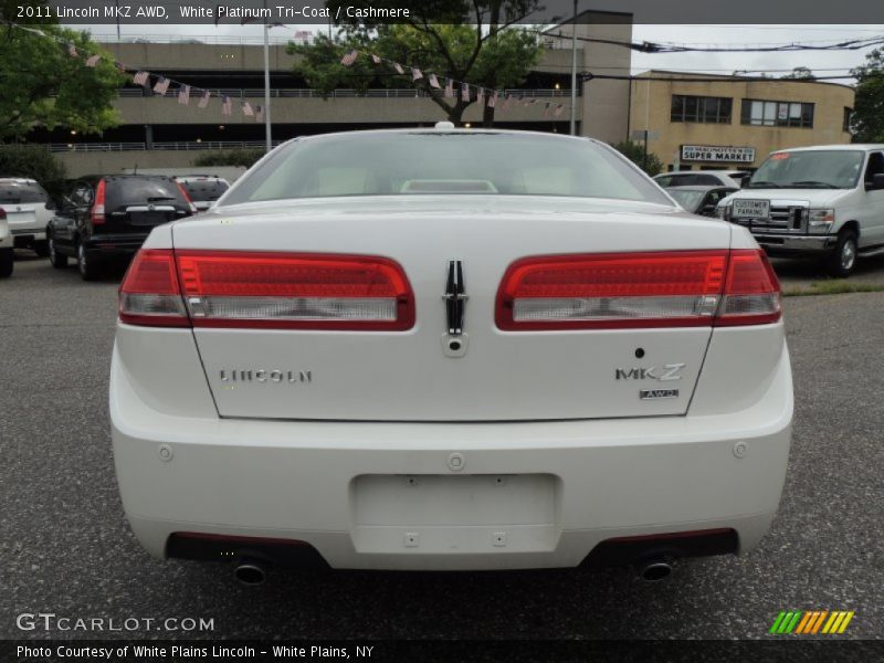 White Platinum Tri-Coat / Cashmere 2011 Lincoln MKZ AWD
