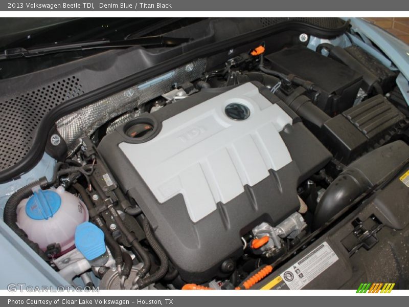 Denim Blue / Titan Black 2013 Volkswagen Beetle TDI