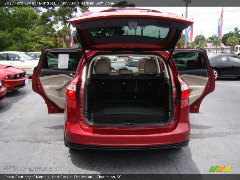 Ruby Red / Medium Light Stone 2013 Ford C-Max Hybrid SEL