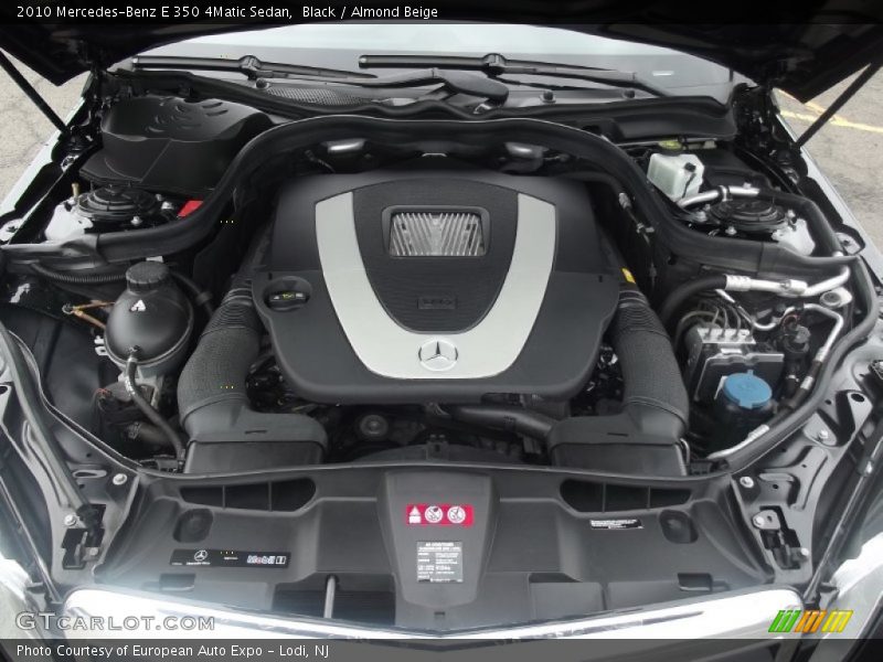 Black / Almond Beige 2010 Mercedes-Benz E 350 4Matic Sedan
