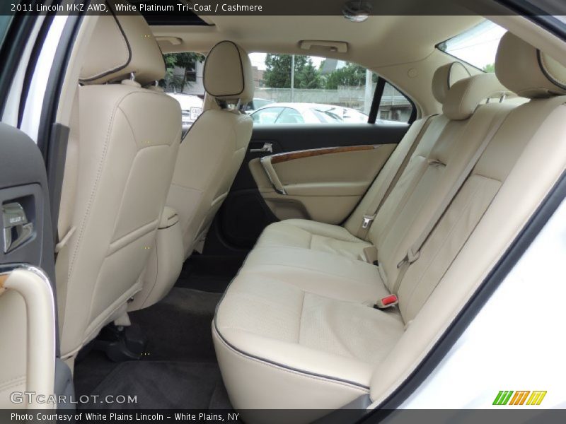 White Platinum Tri-Coat / Cashmere 2011 Lincoln MKZ AWD