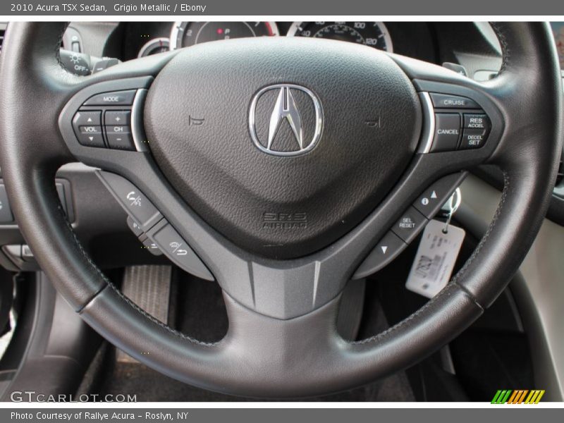 Grigio Metallic / Ebony 2010 Acura TSX Sedan