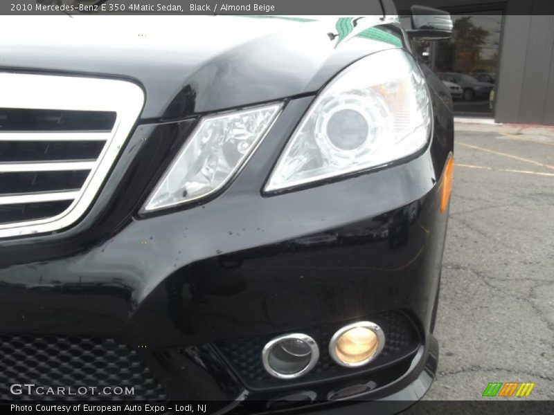 Black / Almond Beige 2010 Mercedes-Benz E 350 4Matic Sedan