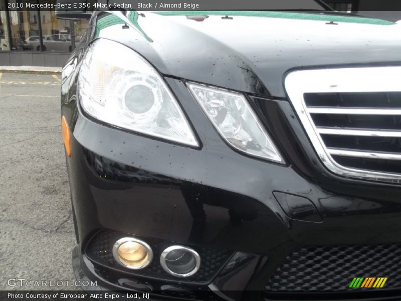 Black / Almond Beige 2010 Mercedes-Benz E 350 4Matic Sedan