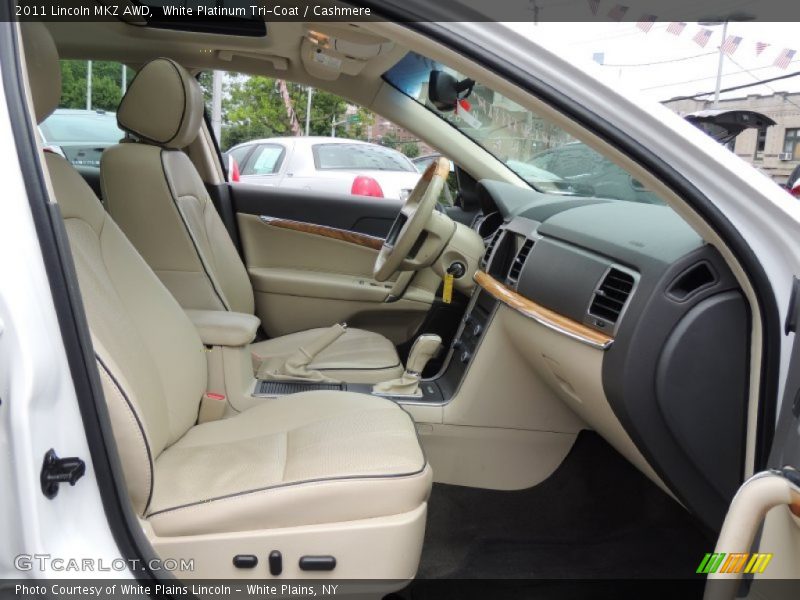 White Platinum Tri-Coat / Cashmere 2011 Lincoln MKZ AWD