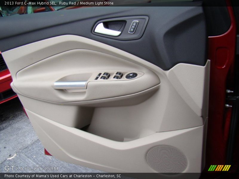 Ruby Red / Medium Light Stone 2013 Ford C-Max Hybrid SEL