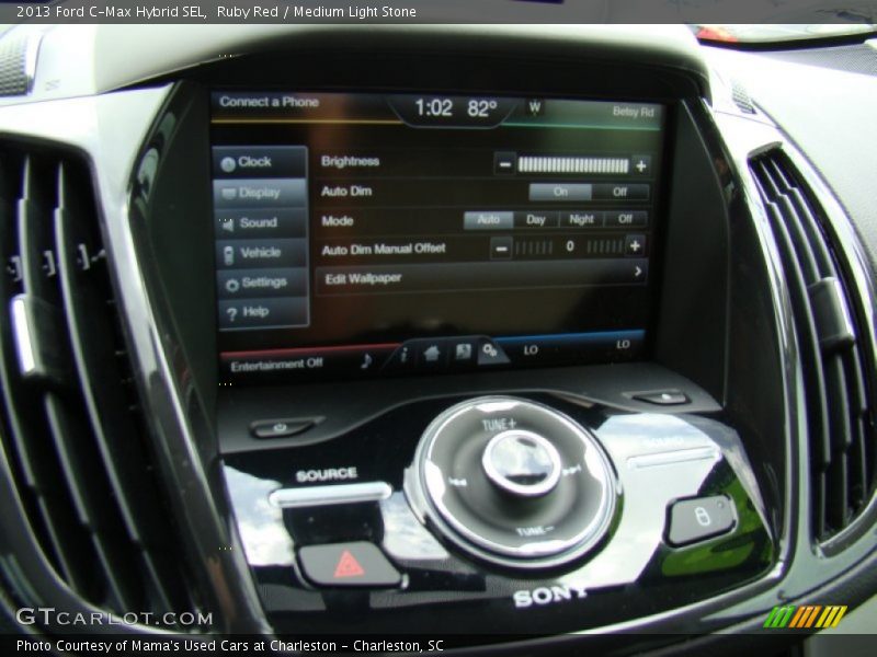Ruby Red / Medium Light Stone 2013 Ford C-Max Hybrid SEL