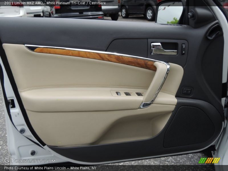 White Platinum Tri-Coat / Cashmere 2011 Lincoln MKZ AWD