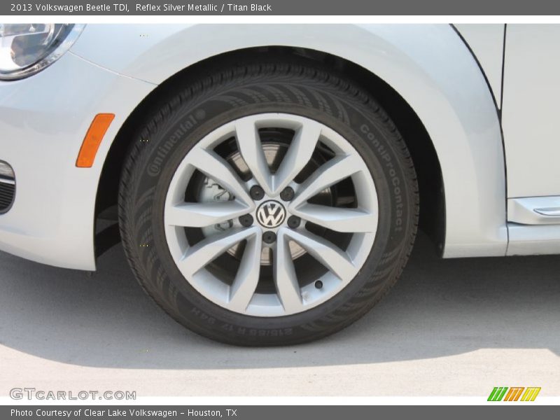 Reflex Silver Metallic / Titan Black 2013 Volkswagen Beetle TDI