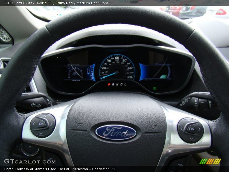 Ruby Red / Medium Light Stone 2013 Ford C-Max Hybrid SEL
