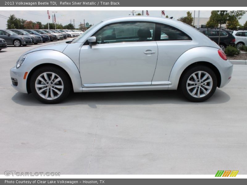 Reflex Silver Metallic / Titan Black 2013 Volkswagen Beetle TDI