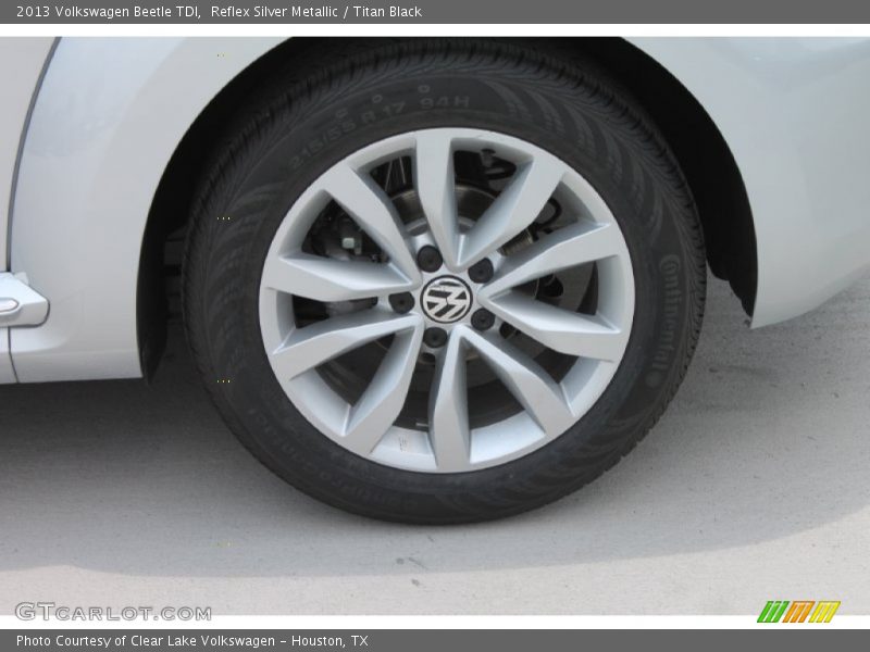 Reflex Silver Metallic / Titan Black 2013 Volkswagen Beetle TDI
